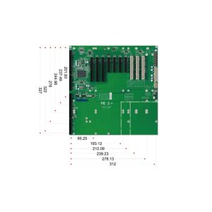 PBPE-11A3 : SBC Backplane PCIe Gen 3 SATA